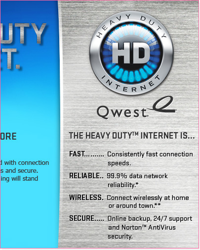 Qwest HD Internet HTML Email